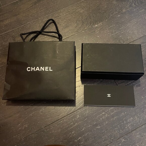 Chanel black white empty sunglass box storage decoration Gift Box size small - Picture 4 of 12